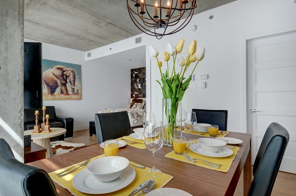Apartamento Les Immeubles Charlevoix - Le 760-406 Ciudad de Quebec Habitación foto